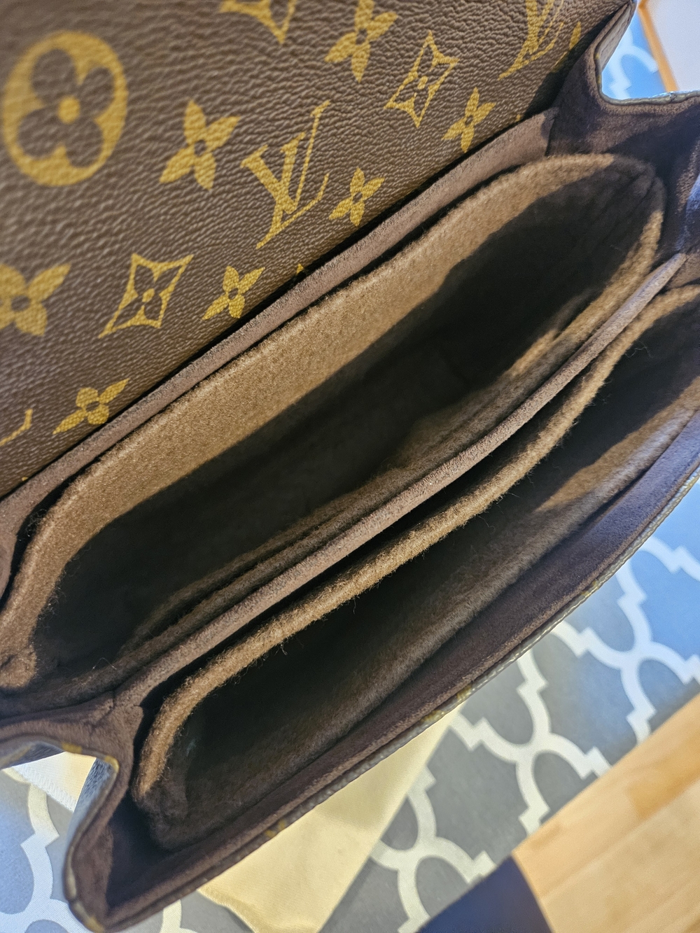 Louis Vuitton Brown Monogram Canvas Pochette Metis Shoulder Bag - Picture 6 of 11